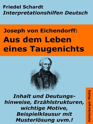 cover image of Aus dem Leben eines Taugenichts--Lektürehilfe und Interpretationshilfe. Interpretationen und Vorbereitungen für den Deutschunterricht.